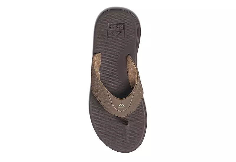 Reef Mens Rover Flip Flop Sandal - Brown 5 Reef Mens Rover Flip Flop Sandal - Brown - Image 3