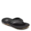 Reef Mens Anchor Flip Flop Sandal - Black -Fashion Men Shoe Store US 01 502861 00