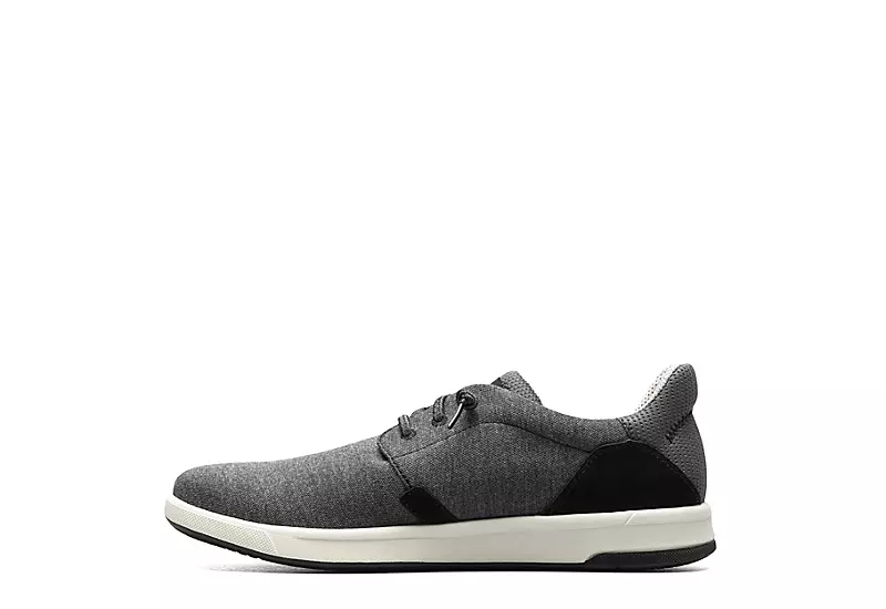 Florsheim Mens Crossover Canvas Plain Toe Slip On Sneaker - Black 6 Florsheim Mens Crossover Canvas Plain Toe Slip On Sneaker - Black - Image 4