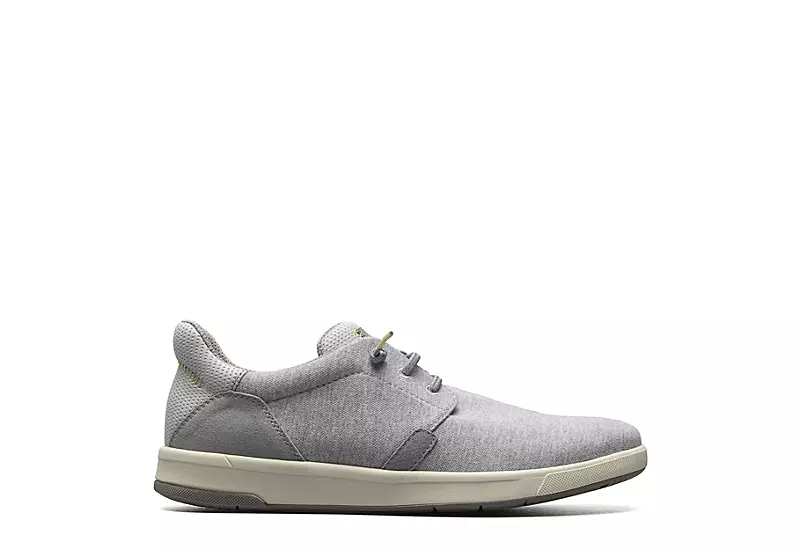 Florsheim Mens Crossover Canvas Plain Toe Slip On Sneaker - Grey 4 Florsheim Mens Crossover Canvas Plain Toe Slip On Sneaker - Grey - Image 2