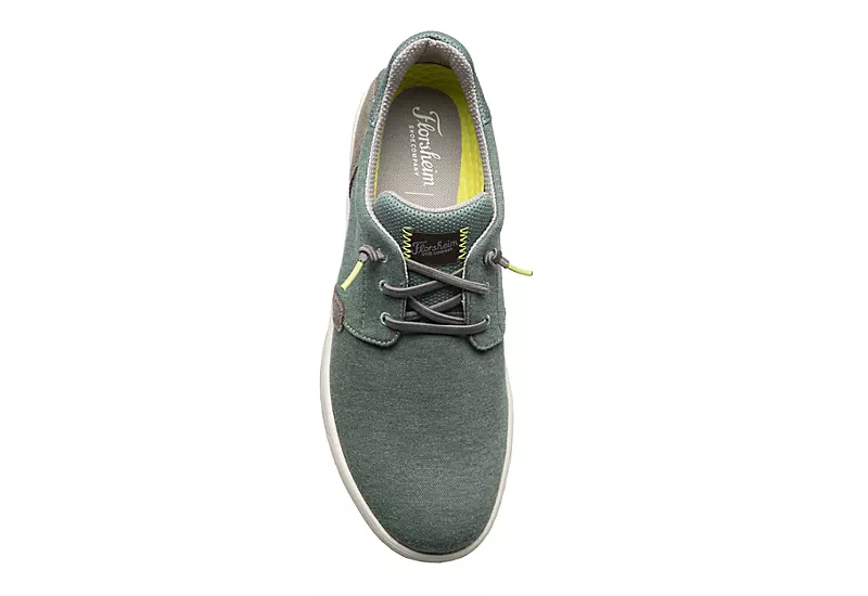 Florsheim Mens Crossover Canvas Plain Toe Slip On Sneaker - Green 8 Florsheim Mens Crossover Canvas Plain Toe Slip On Sneaker - Green - Image 6