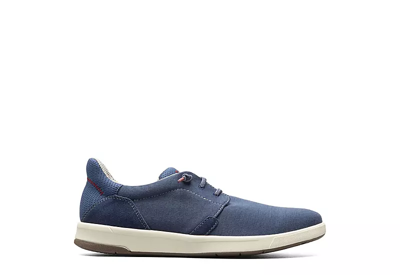 Florsheim Mens Crossover Canvas Plain Toe Slip On Sneaker - Navy 4 Florsheim Mens Crossover Canvas Plain Toe Slip On Sneaker - Navy - Image 2
