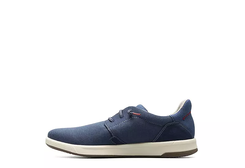 Florsheim Mens Crossover Canvas Plain Toe Slip On Sneaker - Navy 6 Florsheim Mens Crossover Canvas Plain Toe Slip On Sneaker - Navy - Image 4