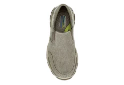 Skechers Mens Respected Slip On Sneaker - Taupe -Fashion Men Shoe Store US 01 510080 05