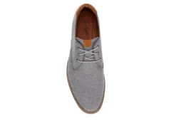 Florsheim Mens Highland Canvas Plain Toe Oxford - Grey -Fashion Men Shoe Store US 01 521078 05