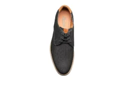 Florsheim Mens Highland Canvas Plain Toe Oxford - Black -Fashion Men Shoe Store US 01 521128 05