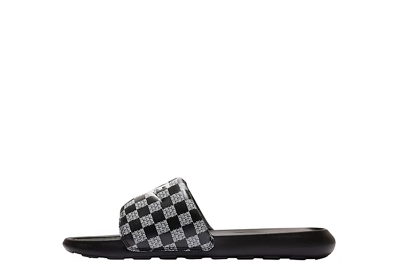 Nike Mens Victori One Print Slide Sandal - Black 5 Nike Mens Victori One Print Slide Sandal - Black - Image 3
