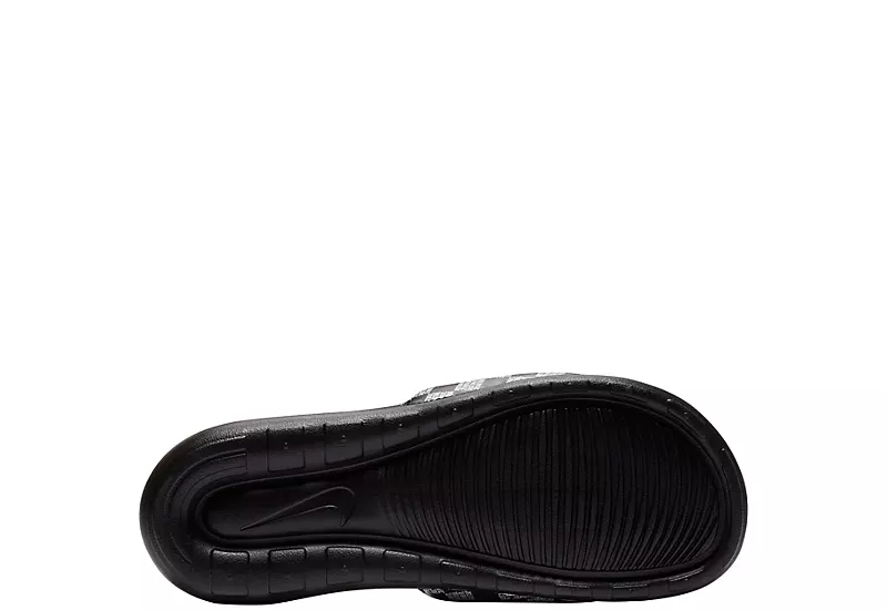 Nike Mens Victori One Print Slide Sandal - Black 7 Nike Mens Victori One Print Slide Sandal - Black - Image 5