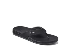 Reef Mens Cushion Spring Flip Flop Sandal - Black