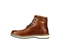 Franco Fortini Mens Blake Lace-up Boot - Cognac -Fashion Men Shoe Store US 01 561053 03