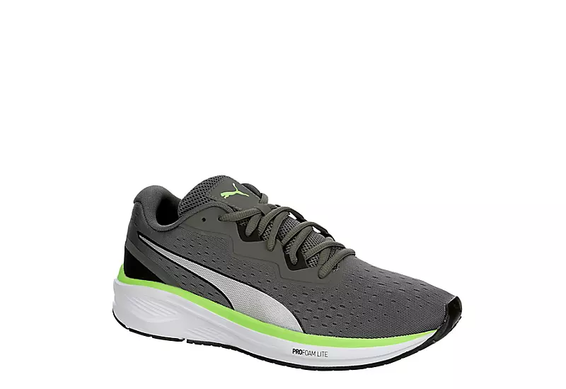 Puma Mens Aviator Runner Running Shoe - Grey 3 Puma Mens Aviator Runner Running Shoe - Grey