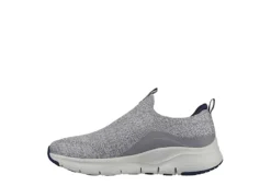 Skechers Mens Arch Fit Slip On - Grey -Fashion Men Shoe Store US 01 600472 02