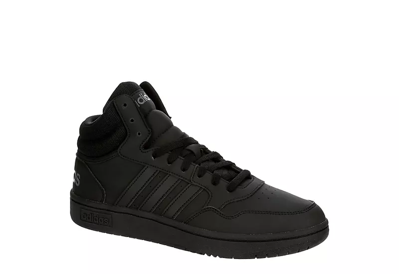 Adidas Mens Hoops 3.0 Mid Sneaker - Black 3 Adidas Mens Hoops 3.0 Mid Sneaker - Black