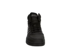 Adidas Mens Hoops 3.0 Mid Sneaker - Black 11 Adidas Mens Hoops 3.0 Mid Sneaker - Black -Fashion Men Shoe Store US 01 600493 02