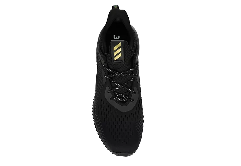 Adidas Mens Alphabounce Running Shoe - Black 8 Adidas Mens Alphabounce Running Shoe - Black - Image 6