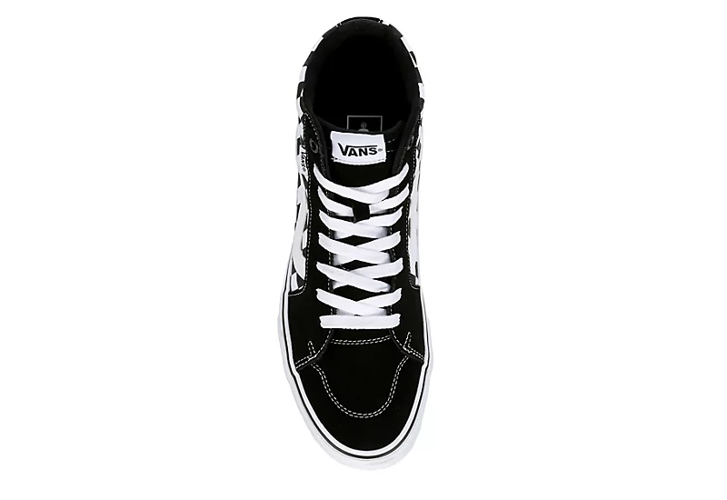 Vans Mens Filmore High Top Sneaker - Black 8 Vans Mens Filmore High Top Sneaker - Black - Image 6