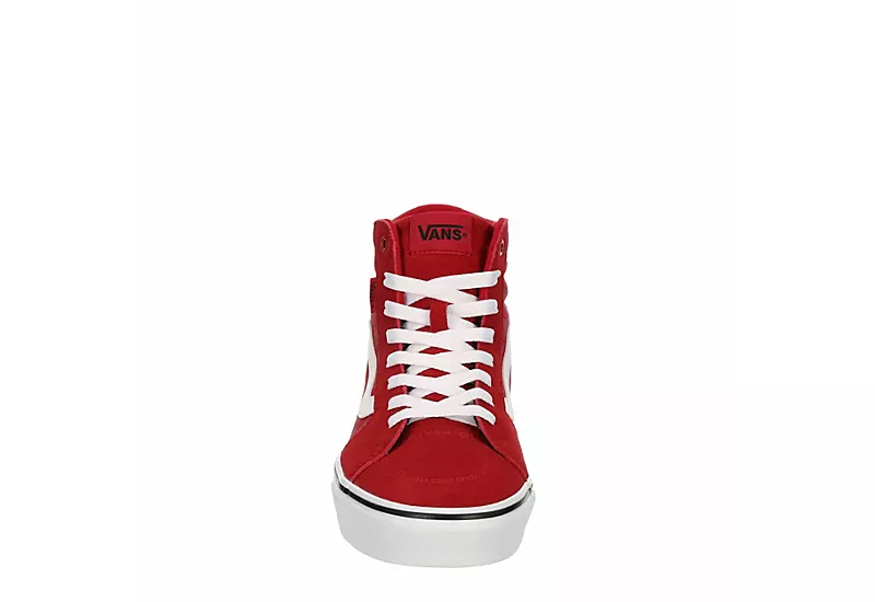 Vans Mens Filmore High Top Sneaker - Red 5 Vans Mens Filmore High Top Sneaker - Red - Image 3