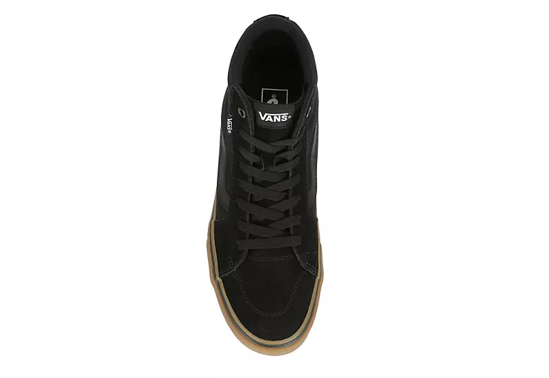 Vans Mens Filmore High Top Sneaker - Black 8 Vans Mens Filmore High Top Sneaker - Black - Image 6
