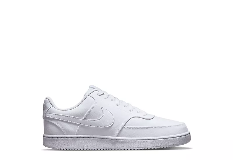Nike Mens Court Vision Low Sneaker - White 4 Nike Mens Court Vision Low Sneaker - White - Image 2