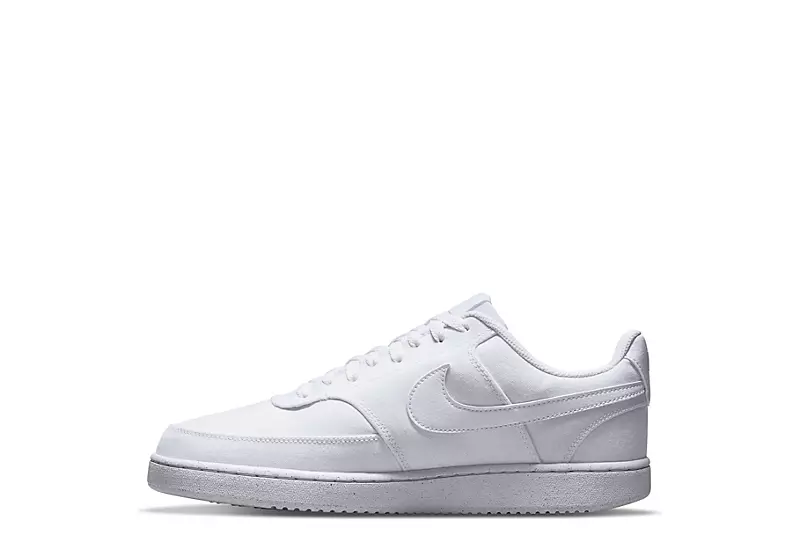 Nike Mens Court Vision Low Sneaker - White 5 Nike Mens Court Vision Low Sneaker - White - Image 3