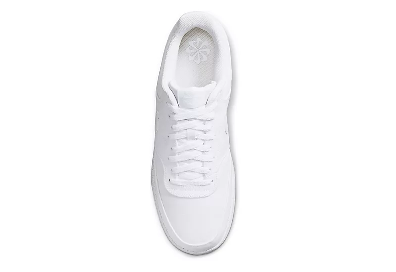 Nike Mens Court Vision Low Sneaker - White 7 Nike Mens Court Vision Low Sneaker - White - Image 5