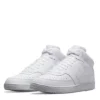 Nike Mens Court Vision Mid Sneaker - White -Fashion Men Shoe Store US 01 600788 00