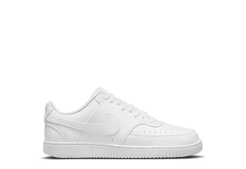 Nike Mens Court Vision Low Sneaker - White 3 Nike Mens Court Vision Low Sneaker - White