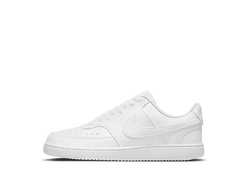 Nike Mens Court Vision Low Sneaker - White 5 Nike Mens Court Vision Low Sneaker - White - Image 3