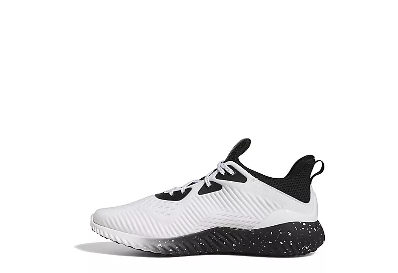 Adidas Mens Alphabounce Running Shoe - White 5 Adidas Mens Alphabounce Running Shoe - White - Image 3