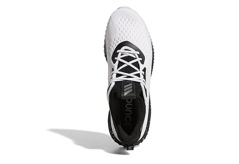 Adidas Mens Alphabounce Running Shoe - White 7 Adidas Mens Alphabounce Running Shoe - White - Image 5