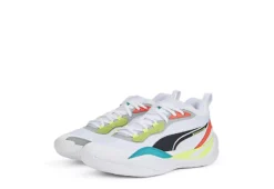 Fashion Men Shoe Store 8 Puma Mens Playmaker Pro Basketball Shoe - White