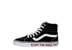 Vans Mens Filmore High Top Sneaker - Black -Fashion Men Shoe Store US 01 600939 03