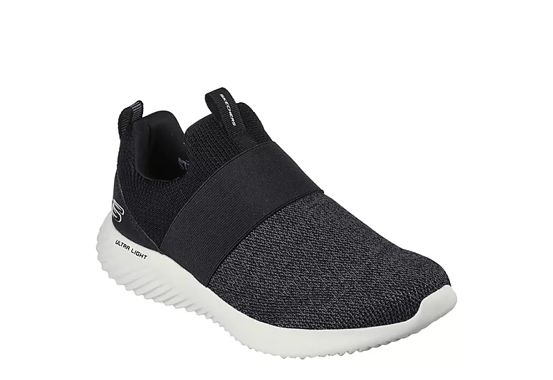 Skechers Mens Bounder Intread - Black 3 Skechers Mens Bounder Intread - Black