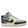 Nike Mens Court Vision Mid Sneaker - Grey -Fashion Men Shoe Store US 01 601011 00