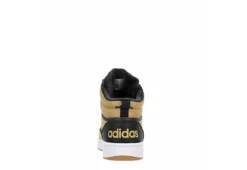Adidas Mens Hoops 3.0 Mid Winter Sneaker - Beige -Fashion Men Shoe Store US 01 601039 04