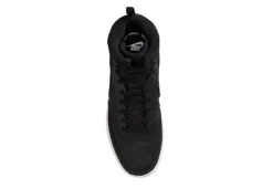Nike Mens Court Vision Mid Winter Sneaker Boot - Black 12 Nike Mens Court Vision Mid Winter Sneaker Boot - Black -Fashion Men Shoe Store US 01 601110 03