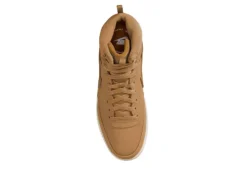 Nike Mens Court Vision Mid Winter Sneaker Boot - Wheat -Fashion Men Shoe Store US 01 601111 03