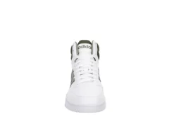 Adidas Mens Hoops 3.0 Mid Sneaker - White 11 Adidas Mens Hoops 3.0 Mid Sneaker - White -Fashion Men Shoe Store US 01 601152 02