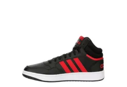Adidas Mens Hoops 3.0 Mid Sneaker - Black -Fashion Men Shoe Store US 01 601163 03