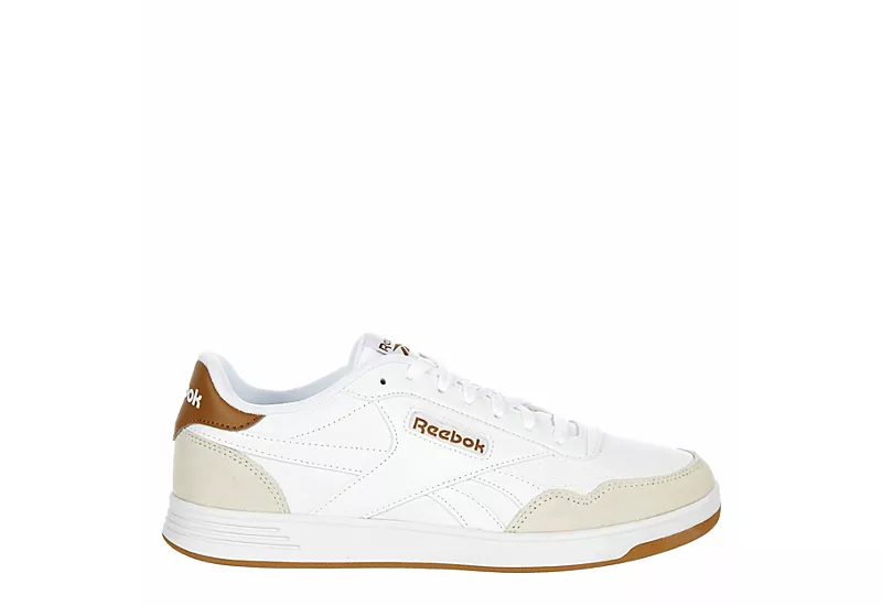 Reebok Mens Court Advance Sneaker - White 4 Reebok Mens Court Advance Sneaker - White - Image 2