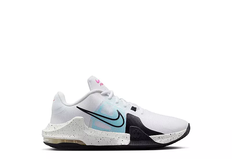 Nike Mens Air Max Impact 4 Basketball Shoe - White 4 Nike Mens Air Max Impact 4 Basketball Shoe - White - Image 2