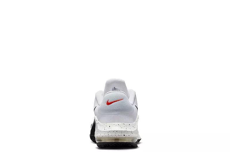 Nike Mens Air Max Impact 4 Basketball Shoe - White 6 Nike Mens Air Max Impact 4 Basketball Shoe - White - Image 4