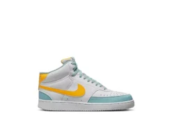 Nike Mens Court Vision Mid Sneaker - White -Fashion Men Shoe Store US 01 601342 01