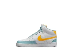 Nike Mens Court Vision Mid Sneaker - White -Fashion Men Shoe Store US 01 601342 02