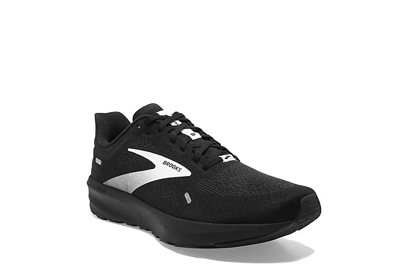 Brooks Mens Launch 9 Running Shoe - Black 3 Brooks Mens Launch 9 Running Shoe - Black