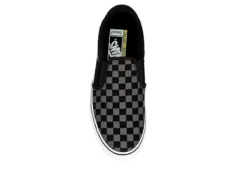Vans Mens Asher Deluxe Slip On Sneaker - Black 14 Vans Mens Asher Deluxe Slip On Sneaker - Black -Fashion Men Shoe Store US 01 630178 05