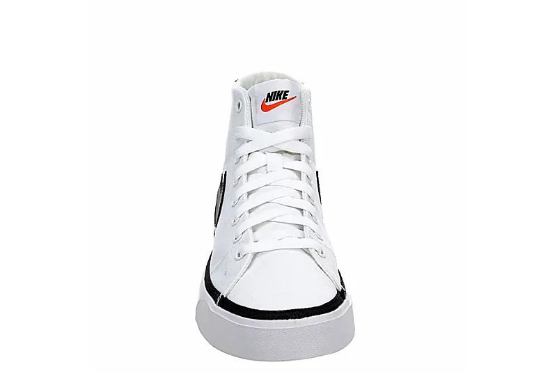 Nike Mens Court Legacy Mid Sneaker - White 5 Nike Mens Court Legacy Mid Sneaker - White - Image 3