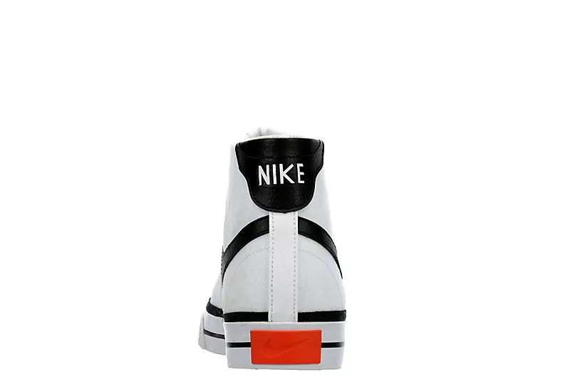 Nike Mens Court Legacy Mid Sneaker - White 7 Nike Mens Court Legacy Mid Sneaker - White - Image 5