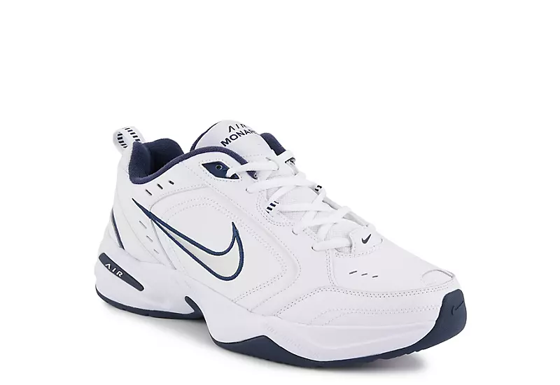 Nike Mens Air Monarch Iv Walking Shoe - White 3 Nike Mens Air Monarch Iv Walking Shoe - White