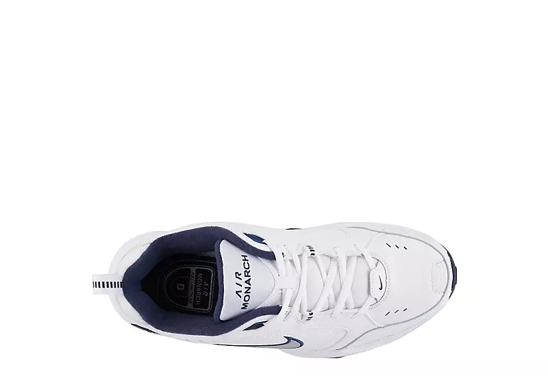 Nike Mens Air Monarch Iv Walking Shoe - White 8 Nike Mens Air Monarch Iv Walking Shoe - White - Image 6